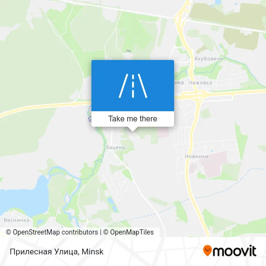 Прилесная Улица map