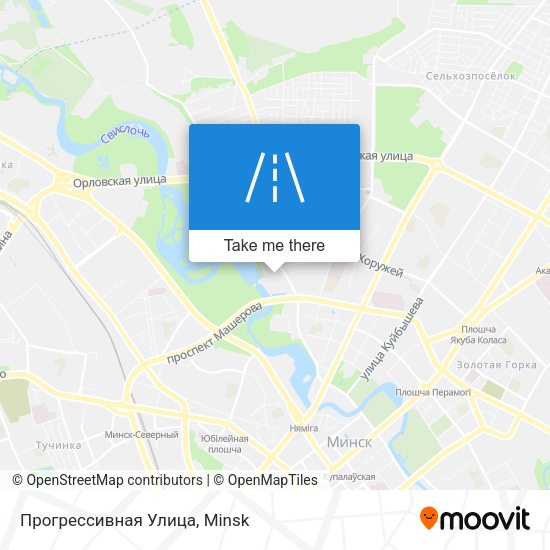 Прогрессивная Улица map