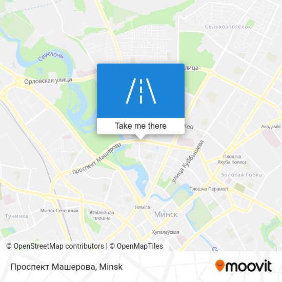 Проспект Машерова map