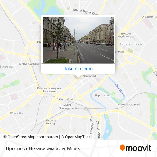 Проспект Независимости map