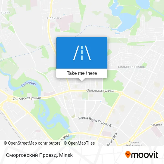 Сморговский Проезд map