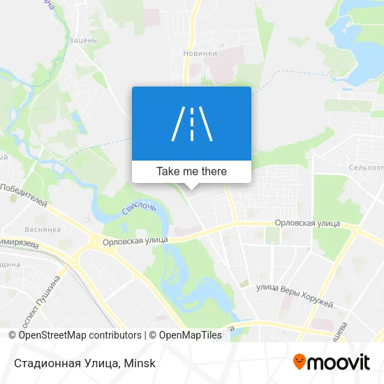 Стадионная Улица map