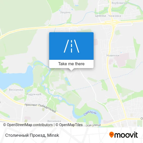 Столичный Проезд map