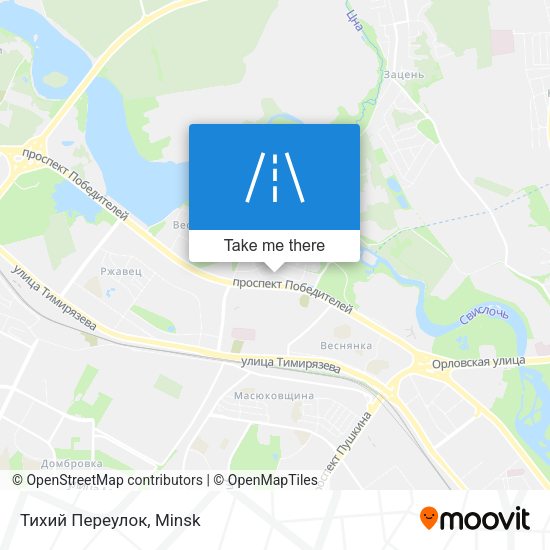 Тихий Переулок map