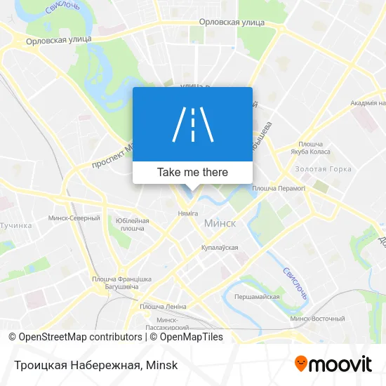 Троицкая Набережная map