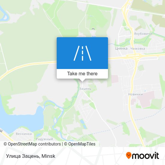 Улица Зацень map