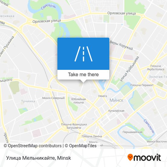 Улица Мельникайте map