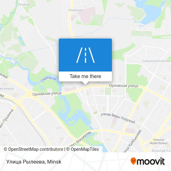 Улица Рылеева map