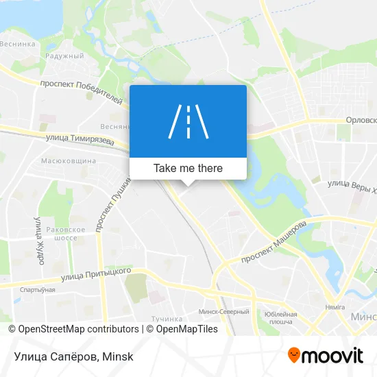 Улица Сапёров map