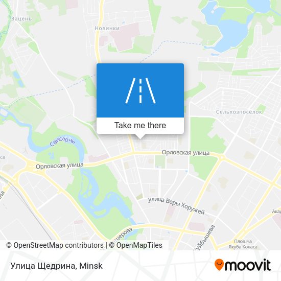 Улица Щедрина map