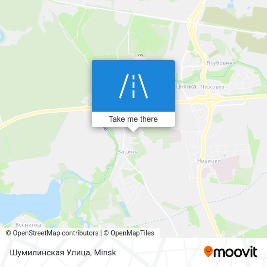 Шумилинская Улица map