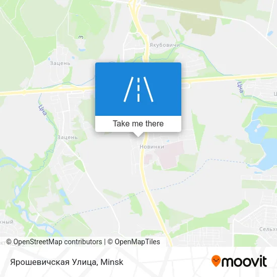 Ярошевичская Улица map