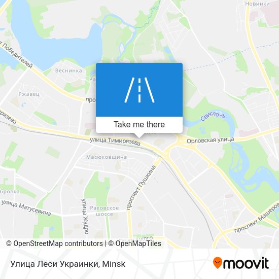 Улица Леси Украинки map