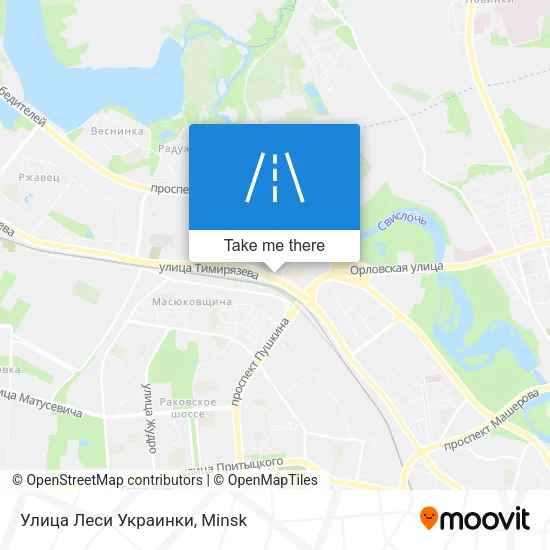 Улица Леси Украинки map