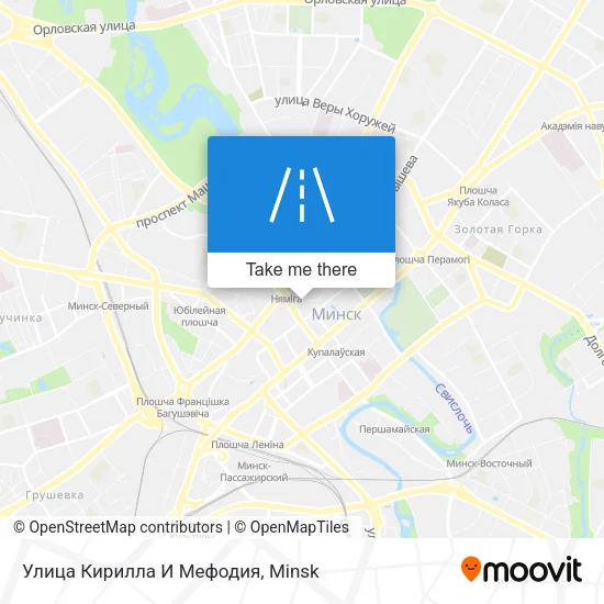 Улица Кирилла И Мефодия map