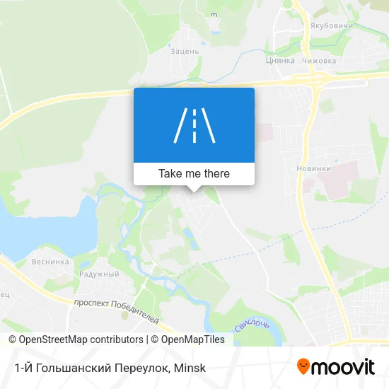 1-Й Гольшанский Переулок map