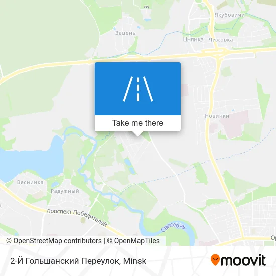 2-Й Гольшанский Переулок map