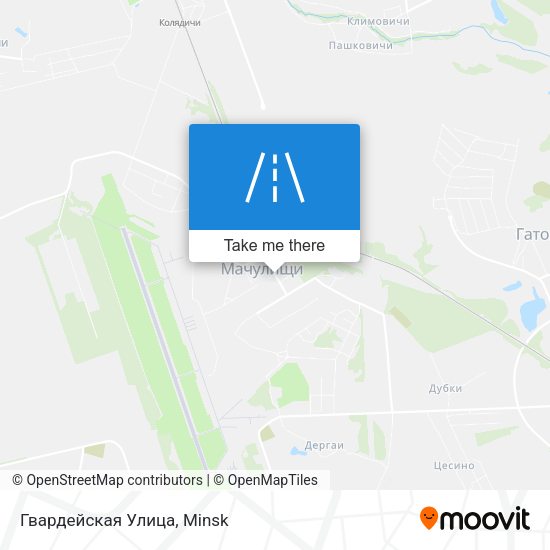 Гвардейская Улица map
