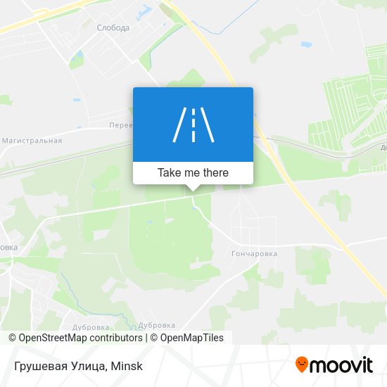 Грушевая Улица map