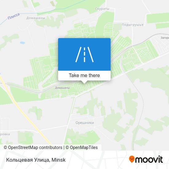 Кольцевая Улица map