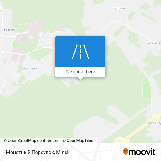 Монетный Переулок map