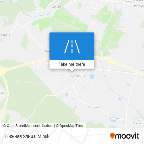 Нижняя Улица map