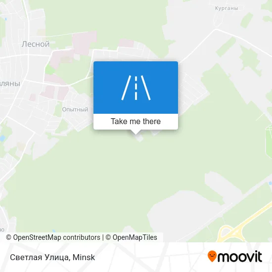 Светлая Улица map