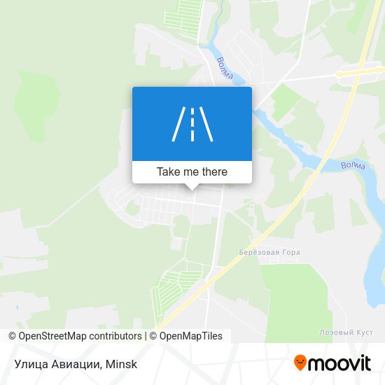 Улица Авиации map