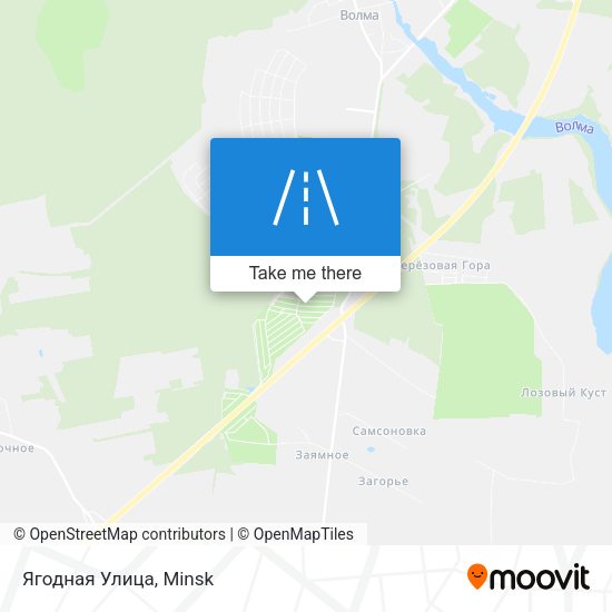 Ягодная Улица map