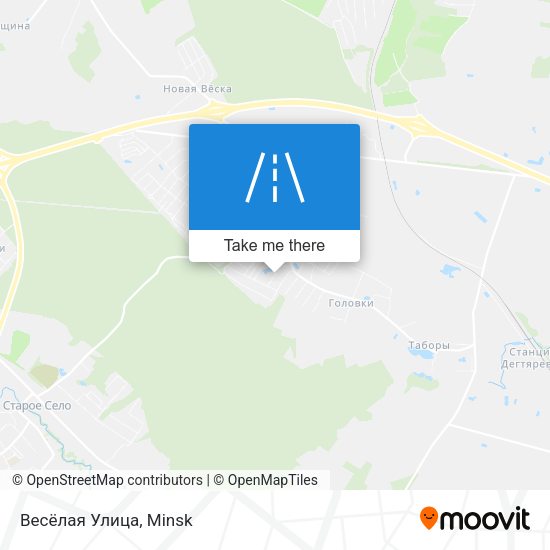 Весёлая Улица map