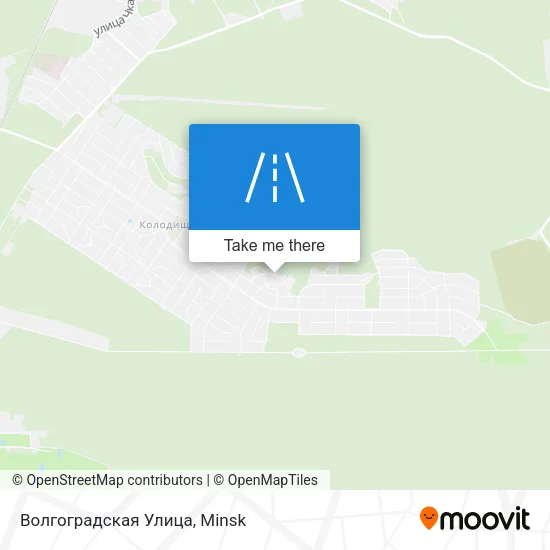 Волгоградская Улица map