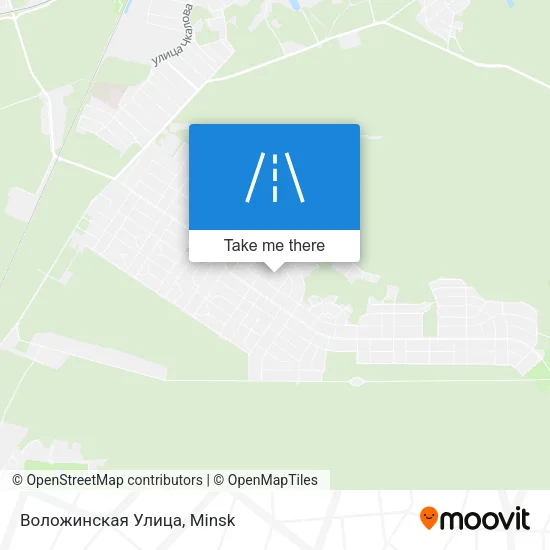 Воложинская Улица map