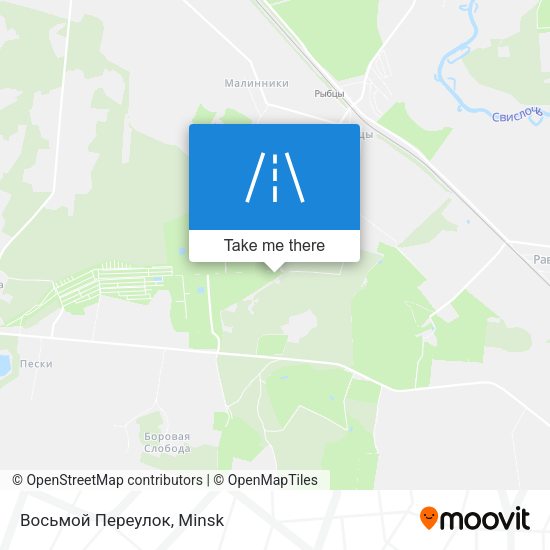 Восьмой Переулок map