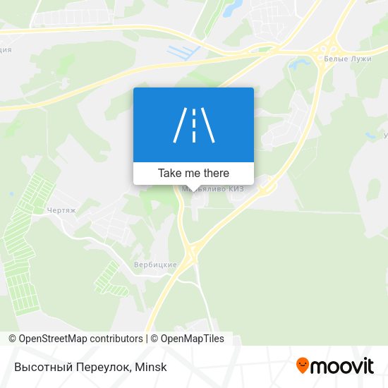 Высотный Переулок map