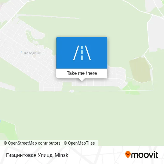 Гиацинтовая Улица map