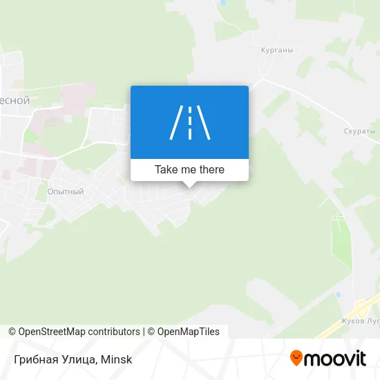 Грибная Улица map