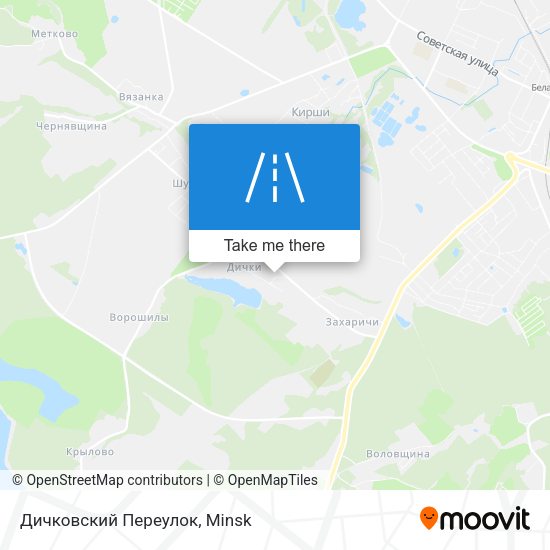 Дичковский Переулок map