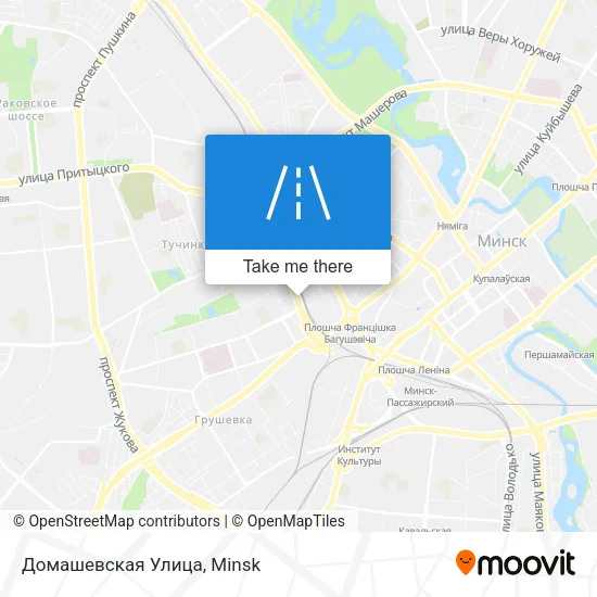 Домашевская Улица map