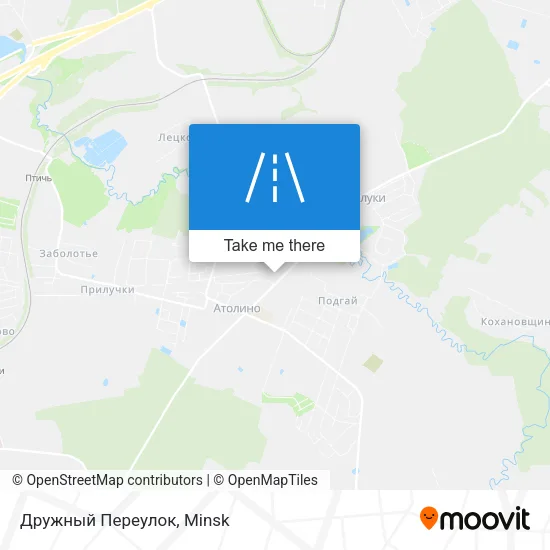 Дружный Переулок map