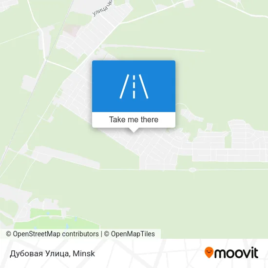 Дубовая Улица map