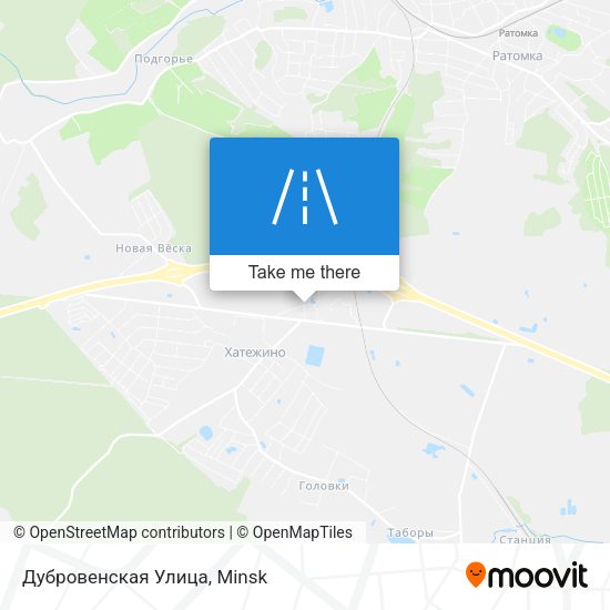 Дубровенская Улица map