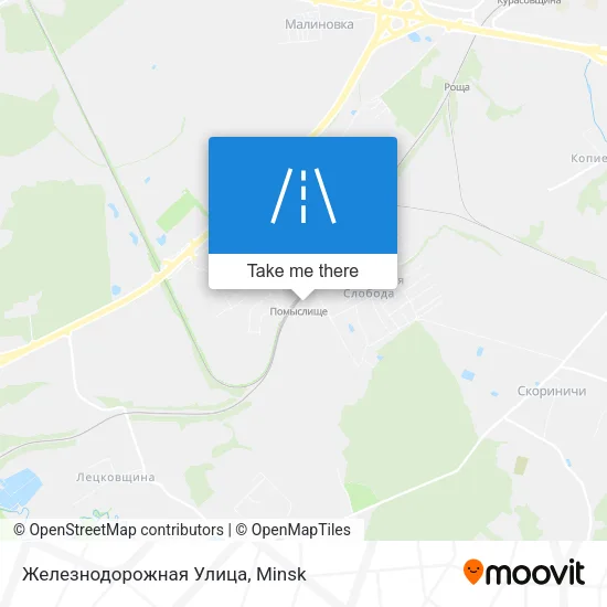Железнодорожная Улица map