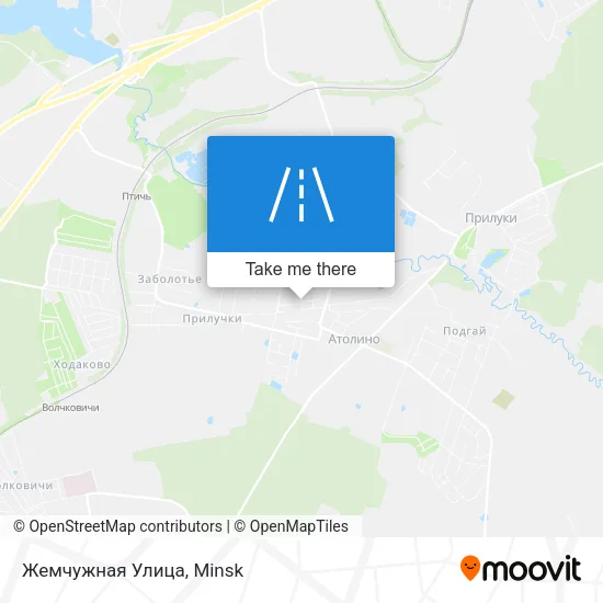 Жемчужная Улица map