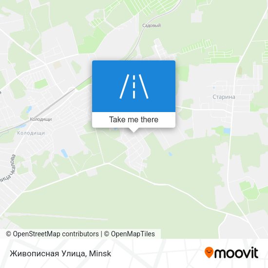 Живописная Улица map