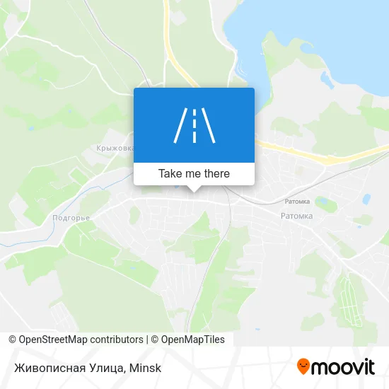 Живописная Улица map