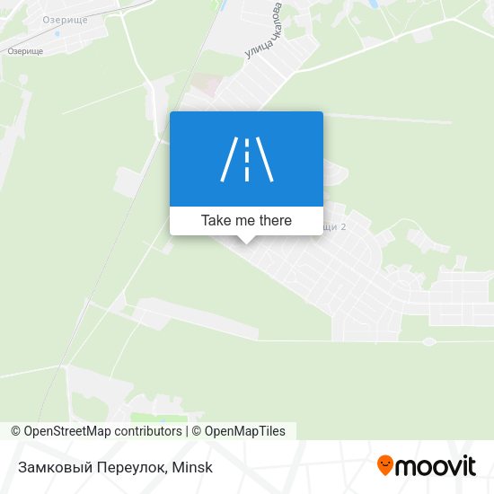 Замковый Переулок map
