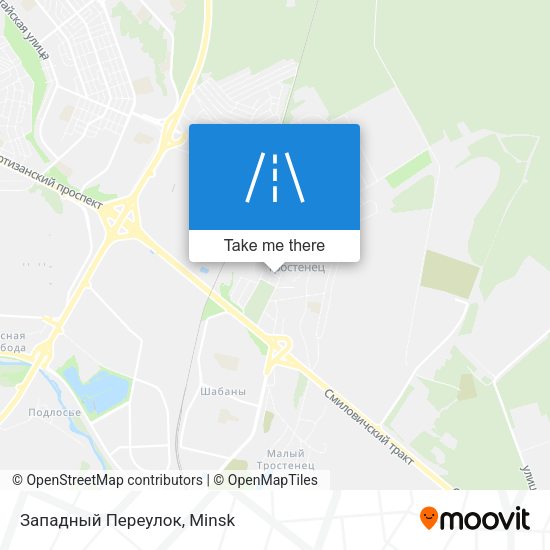 Западный Переулок map