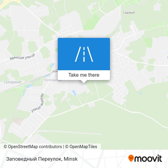 Заповедный Переулок map