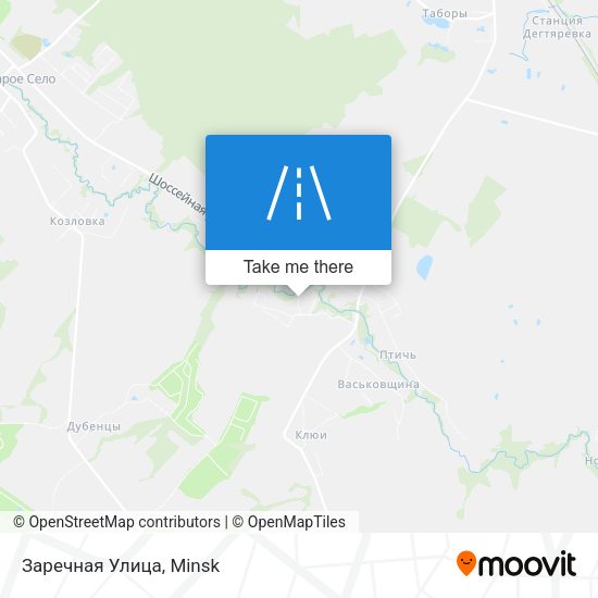 Заречная Улица map
