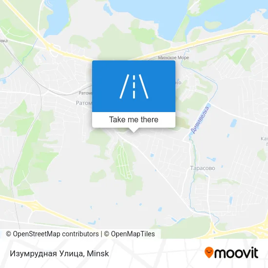 Изумрудная Улица map